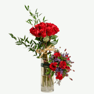 Rose & Italian Ruscus Elegant Bouquet